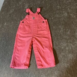 Carhartt Kids Pink Overalls